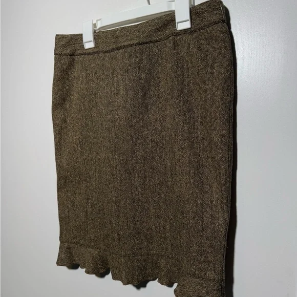 Club Monaco Brown Pencil Skirt for Work - Picture 3 of 7